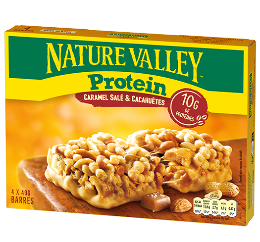 Protein Caramel Salé Cacahuètes