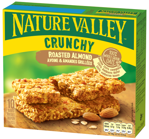 crunchy avoine amandes grillées