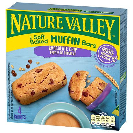 Barres Muffin Pépites De Chocolat​